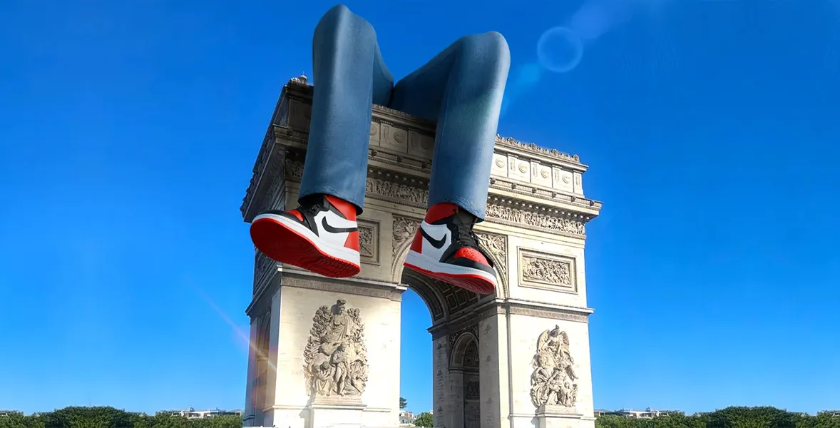 Large-format digital surfaces across a city environment