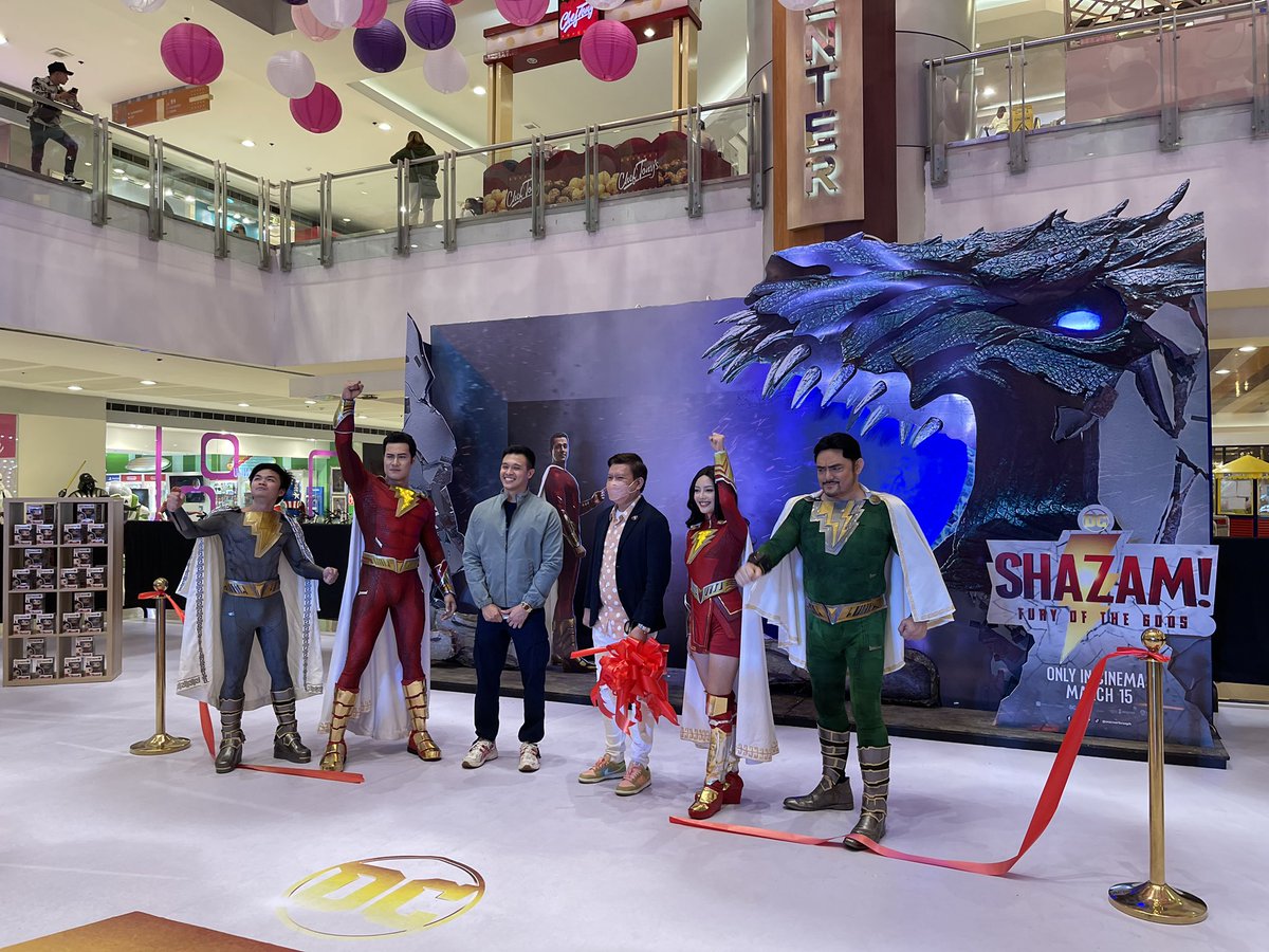 Themed movie fan activation inside a shopping centre