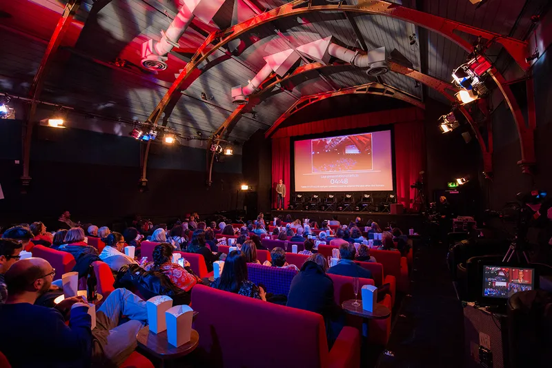 Special film screening inside a London cinema