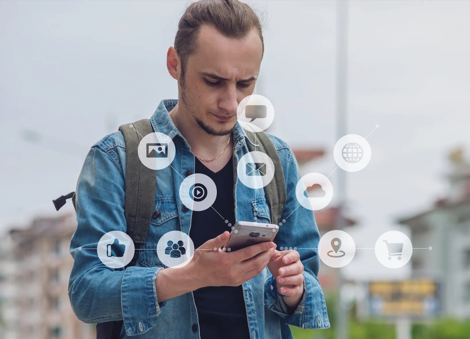 Connected devices supporting a social and digital campaign