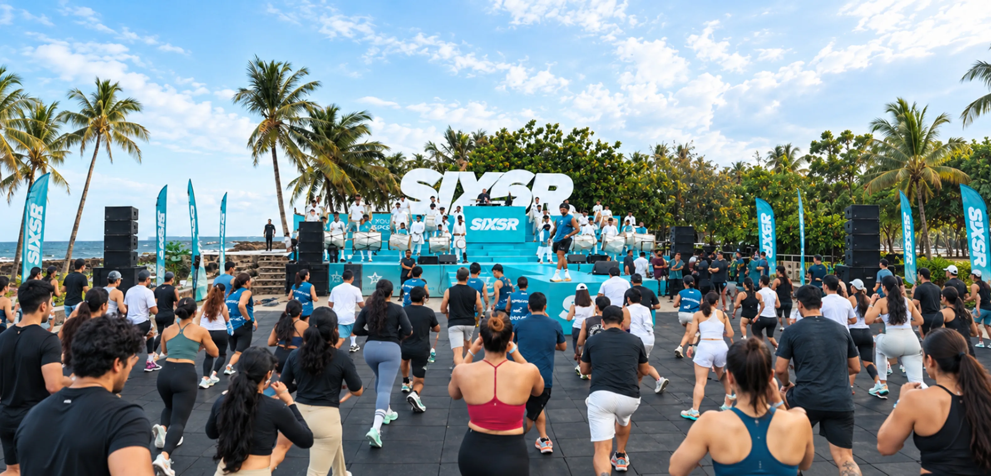 Immersive experiential campaign engaging a live crowd